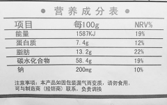 食品级标签检测